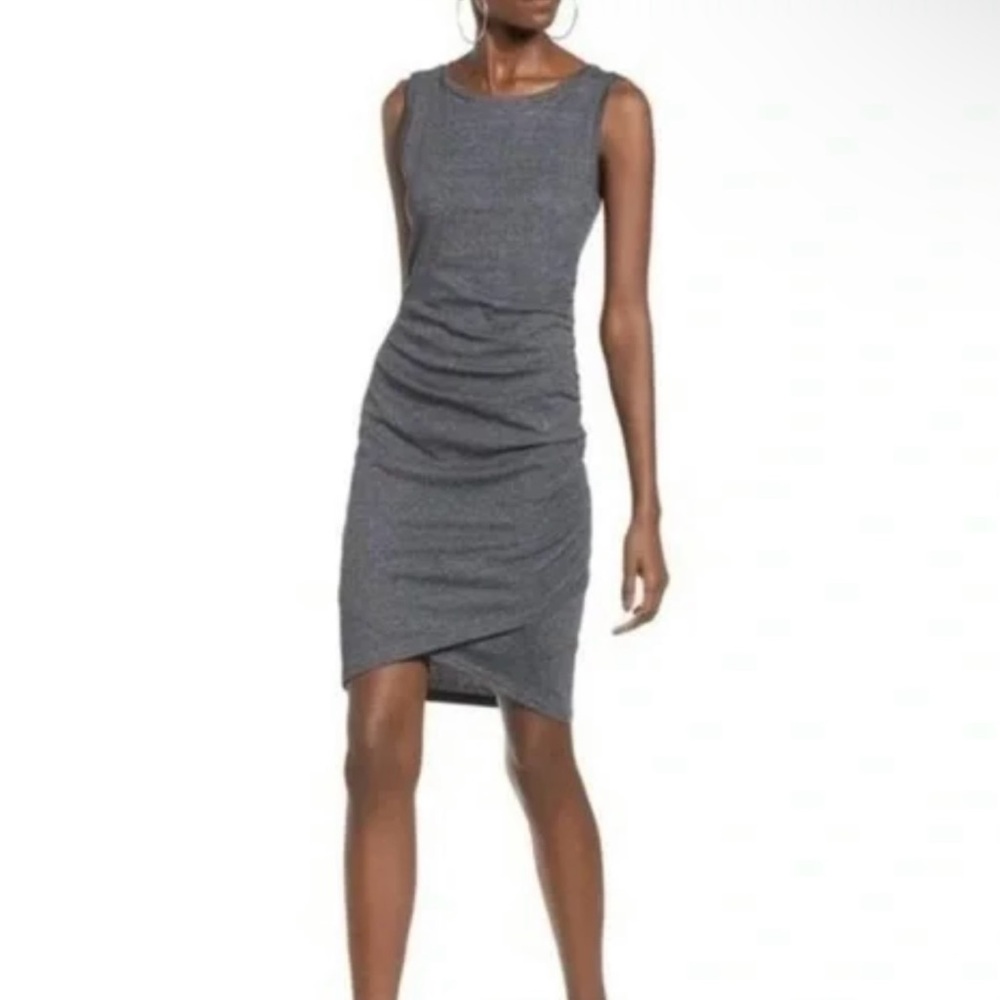 Leith Ruched Body-Con Sleeveless Dress